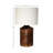 Lampe de table en bois massif Millerville