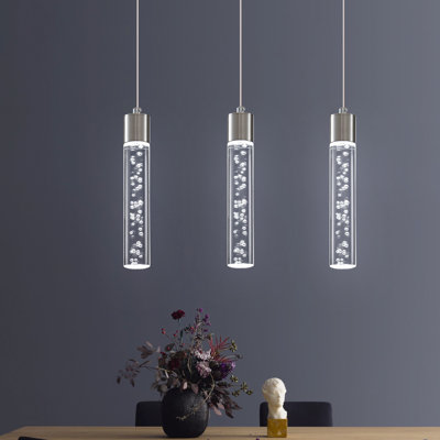 Juozapa 3 - Light LED Kitchen Island Pendant
