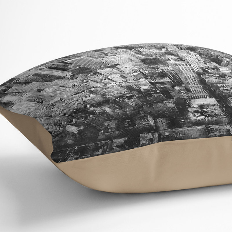 Square Cushion, 40cm H x 40cm W x 15cm D, Stone