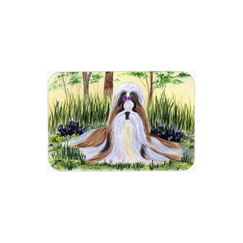 Planche à découper en verre Shih Tzu