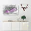 Bunch of Purple Tulips in Abstract - Wrapped Canvas-55313119