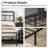 Lizar Metal Open-Frame Storage Bed-416934801