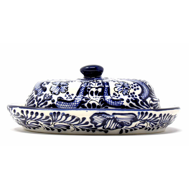 Charlton Home Camargue Ceramic Butter Dish