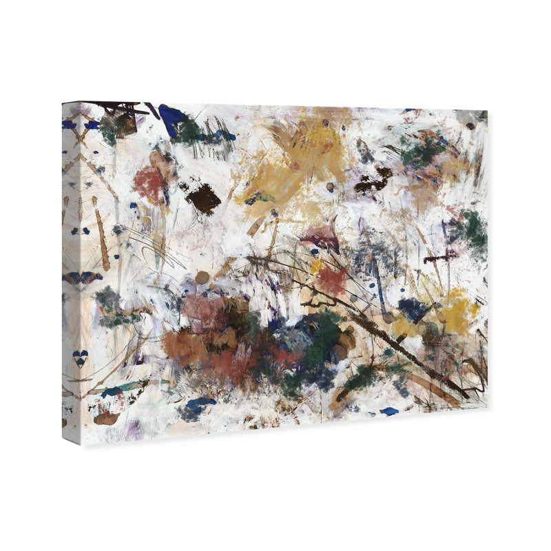 Elegant Bold Paint Splatters Print by Oliver Gal, 24" H x 30" W, Wrapped Canvas