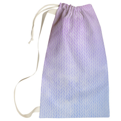 Sac à linge chevrons
