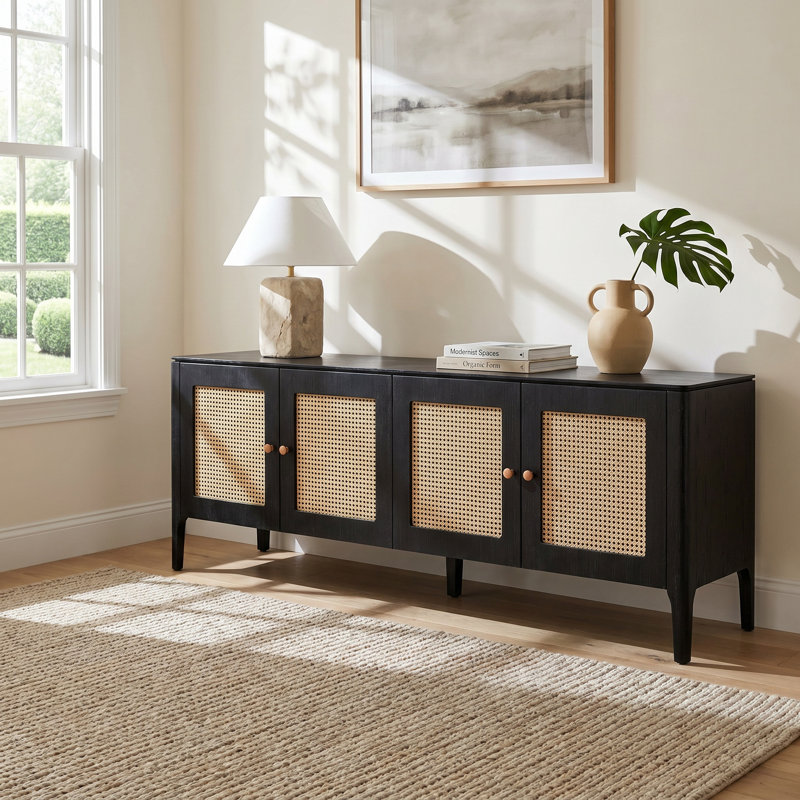Pelagia 78.5'' Sideboard, Ebano/Natural