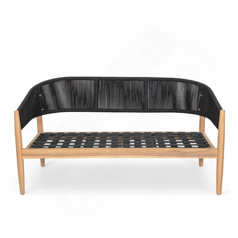 Causeuse d'extérieur en bois d'acacia Verona