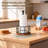 Paper Towel Holder, Kitchen Paper Towel Holder for Countertop, Paper Towel Stand with Wooden Base, Freestanding Kitchen Roll Holder