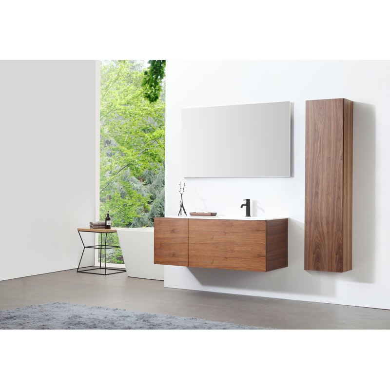 Figure 13" Wall-Mounted Side Cabinet