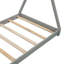 Lit plateforme House avec structure triangulaire-1064462186