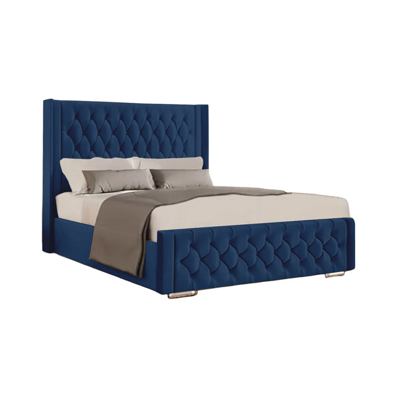 Athlene Upholstered Bed Frame, Double (4'6), Parliament