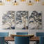 Lanscape Study Series LII - Ensemble de toiles tendues avec châssis Premium - Prêt à être accroché-1584210905