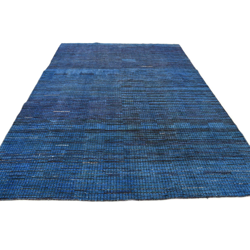 Tapis bleu 8 x 10 Porcaro