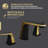 Widespread 2-handle Bathroom Faucet with Drain Assembly-87497618