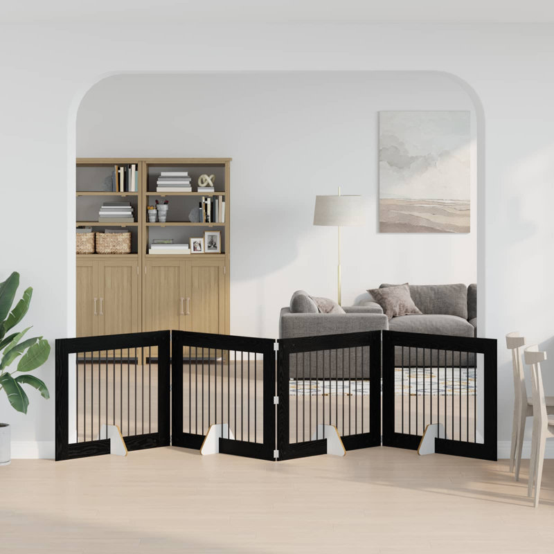 Pet Crate, 80cm H x 60cm W x 1.5cm D, Black