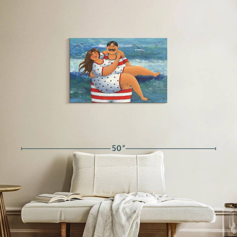 Couples serrés, H 20 po x l 30 po