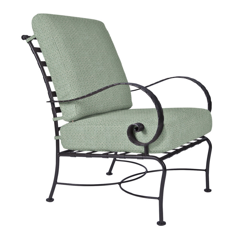 Classico Outdoor Lounge Chair, Graphite, Flagship Stone Sunbrella®