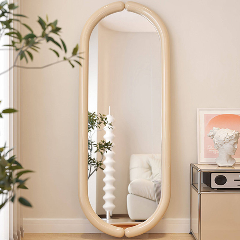 Oval Manufactured Wood Full Length Mirrors