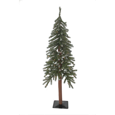 Alpine 48' Lighted Cedar Christmas Tree
