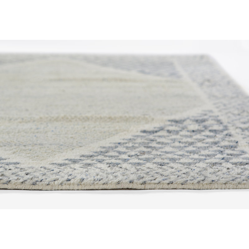 Momeni Berkeley Hand Knotted Wool And Cotton Ivory Area Rug 4'' X 6'', Rectangle 5' x 8'