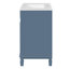 Meuble-lavabo 30 po avec lavabo en céramique - Meuble-lavabo moderne avec 2 tiroirs et tablette réglable