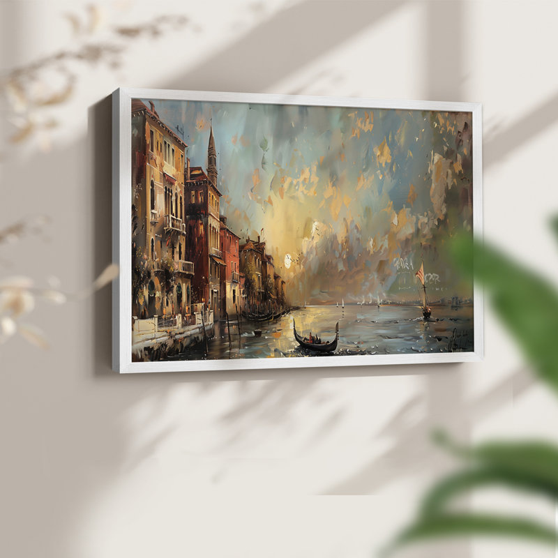 Paysage, série CLXV, reproduction encadrée, H 8 po x l 10 po, Blanc