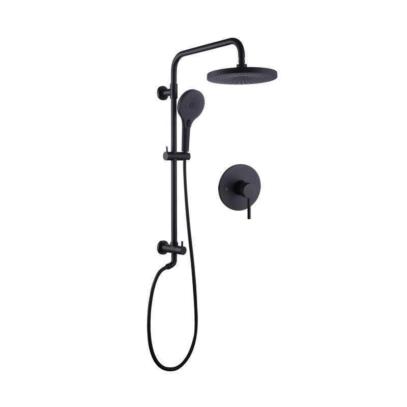 All-In-One Kit with Rough in-Valve, Black