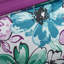 Couette bleue à imprimé floral, pour lit double/queen, housse de couette