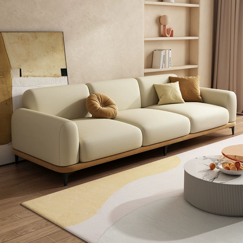 Canapé italien italien de style crème simple beige