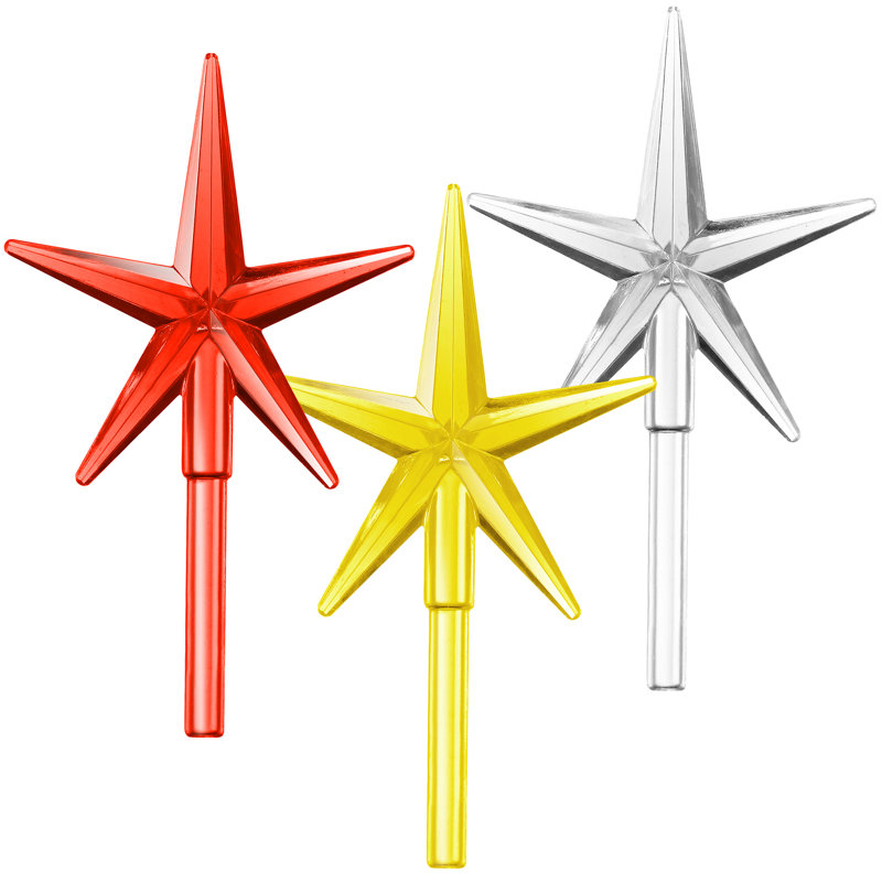 Replacement Ceramic Christmas Tree Light Bulbs & Star Toppers