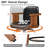 26'' High-back Swivel Bar Stool With Footrest-1579447778-1579447776