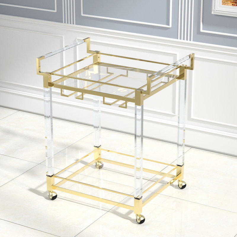 Chariot-bar en acier inoxydable