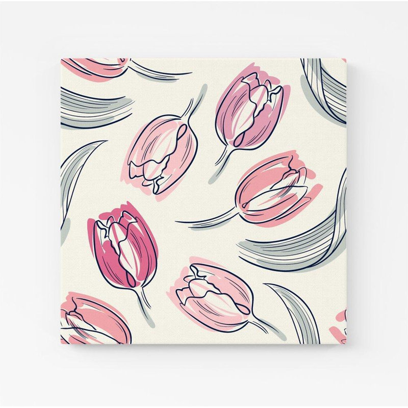 Tulips - Wrapped Canvas Print