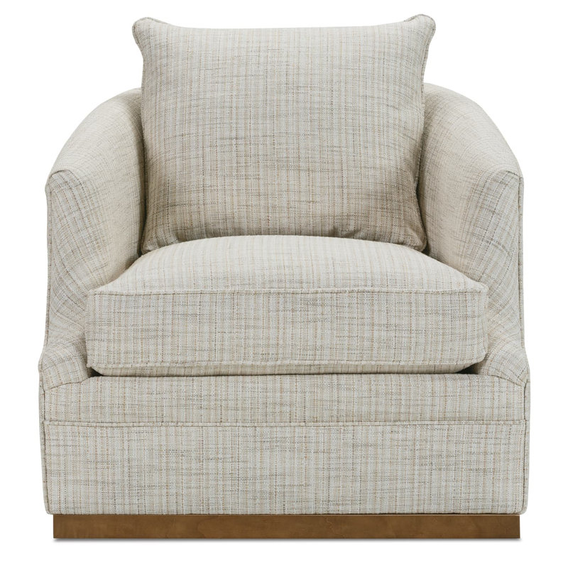 Chaise pivotante Blass, Écru