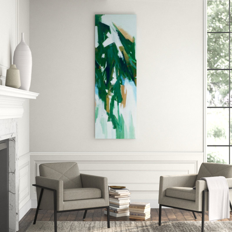 Heartfelt III Painting by Sara Brown, 72" H x 24" W, Glass Coat