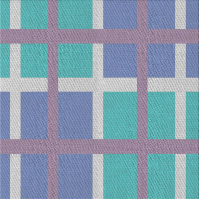 Tapis géométrique bleu / vert Antonya