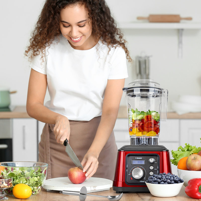 Tribest Dynapro® 100 Speed 64oz. Countertop Blender, Red