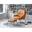 Fauteuil d'appoint et repose-pieds Modern