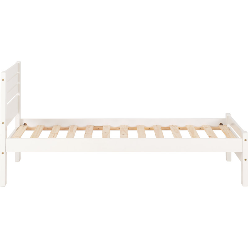 Mellott Bed Frame, White, Single (3')