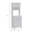 Blandina Kitchen Pantry with Open Space for Microwave or Coffee Maker, One Drawer, and Two Closed Storage-271390288
