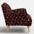 Bristol Armchair In Ditsy Dahlia Burgundy-352226997-352226994