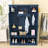 Hall Tree with Arched Design, Storage Bench, Side Cabinets and Hooks-129747989