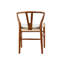 Chaises Wishbone pour salle à manger, chaise de salle à manger en bois tissé Soild, fauteuil, entièrement assemblée, ensemble de 2-858433496