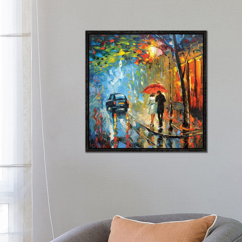 September Rain by Dmitry Spiros - Gallery-Wrapped Canvas Giclée on Canvas, 45.72 cm H x 45.72 cm W x 4.445 cm D
