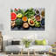 Choix d'aliments sains sur toile-2125862383