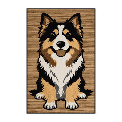 Washable Pyrenean Shepherd Dogs Area Rug