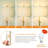 Modern Floor Lamp For Living Room, Adjustable Height Standing Lamp With Marble Base, 3-Way Dimmable Gold Brass Tall Pole Light With White Linen Shade For Reading, Bedroom, Chain Switch, Bulb Included