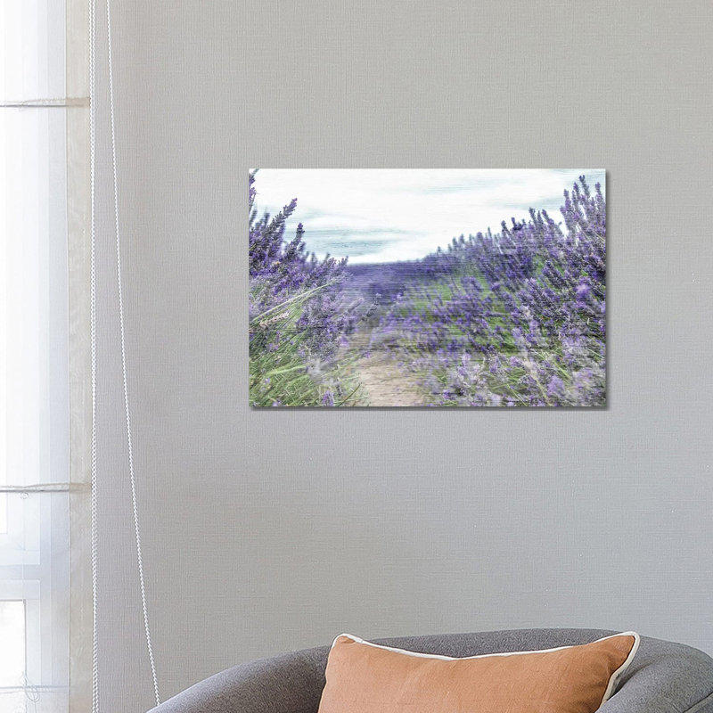 Lavender Field by Kimberly Allen - Wrapped Canvas Gallery-Wrapped Canvas Giclée, 45.72cm H x 45.72cm W