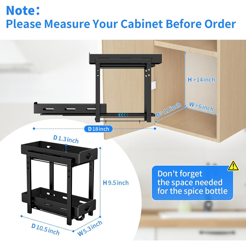 Double Layered Vertical Spice Rack