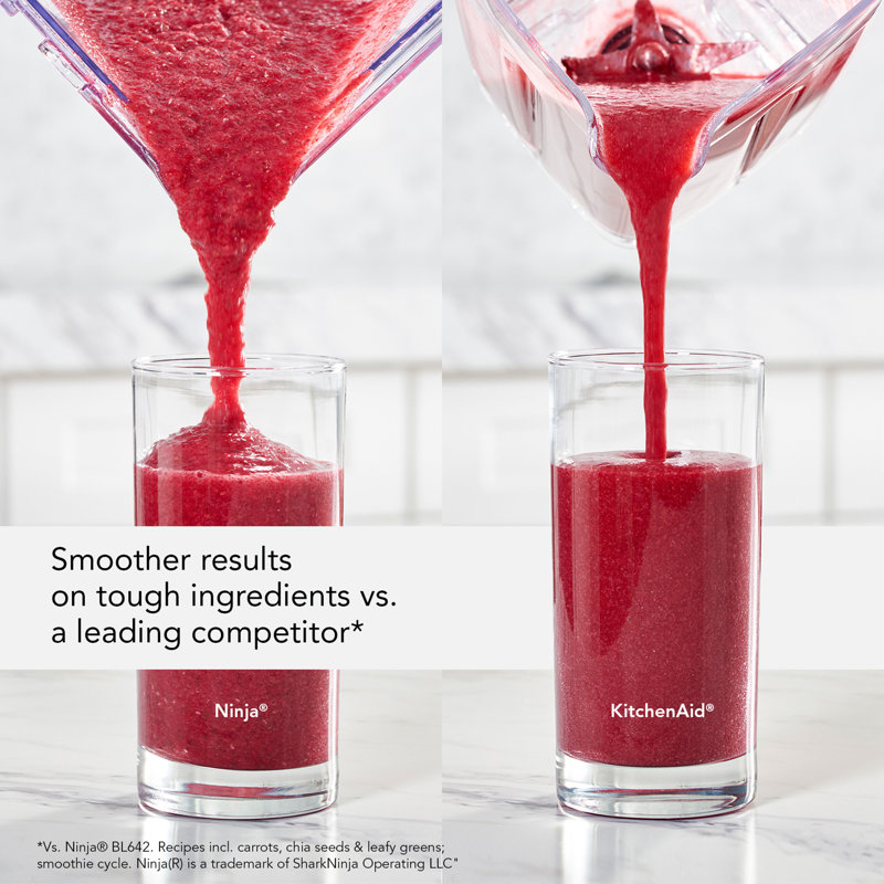 KitchenAid® K400 Variable Speed Blender with Tamper, Contour Silver